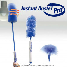 Instant Duster Pro - pamatuf rotativ electric cu accesoriu de extensie