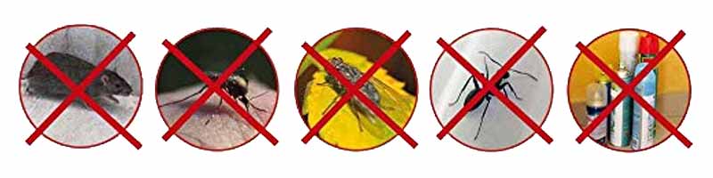 Pests Reject against pests
