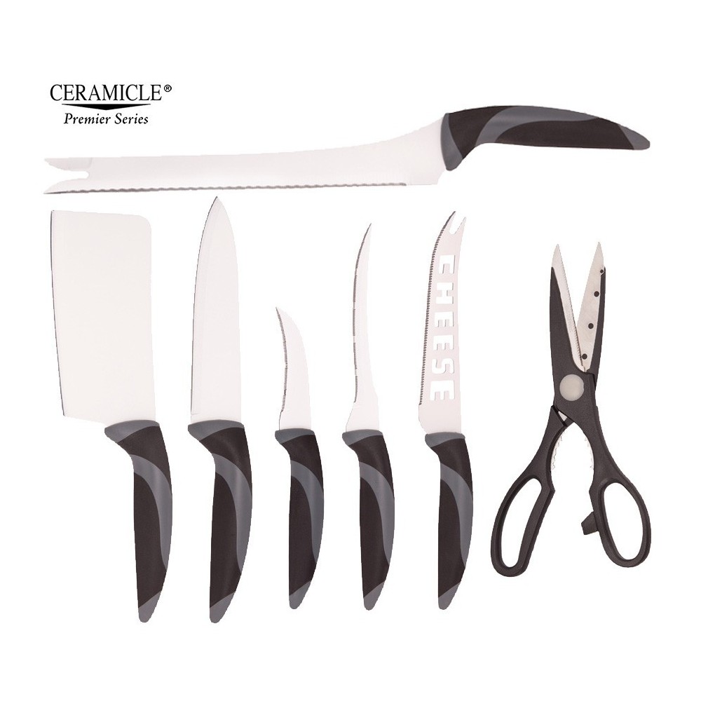 Ceramicle knives - Setul de cutite ceramice | Produs Original de la Telestar Ceramicle knives - Setul de cutite ceramice | Produs Original de la Telestar