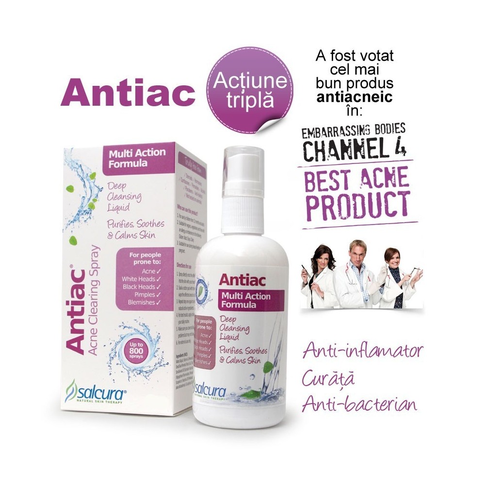 Antiac - Spray purificator antiacneic | Produs Original de la Telestar Antiac - Spray purificator antiacneic | Produs Original de la Telestar