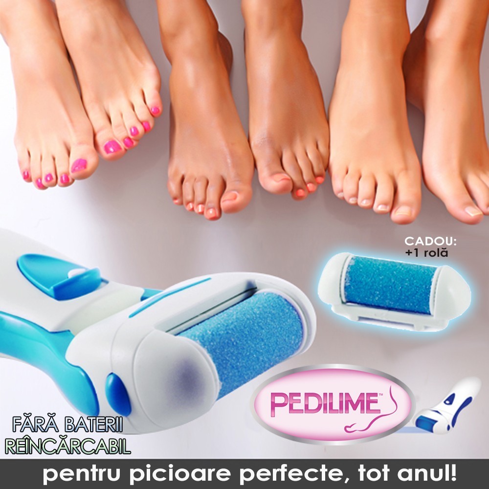 Pedilime - pila electrica pentru ingrijirea picioarelor | Produs Original de la Telestar