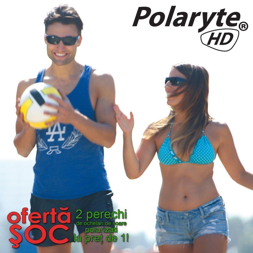 Polaryte HD - 2 perechi de ochelari de soare polarizati la pret de 1 | Produs Original de la Telestar