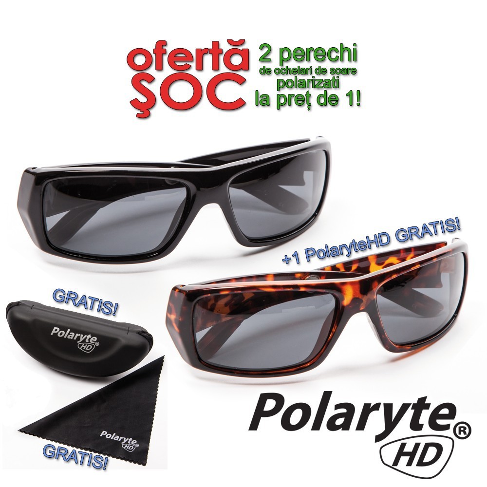 Filth throne poison Polaryte HD - 2 perechi de ochelari de soare polarizati la pret de 1 |  Produs Original de la Telestar