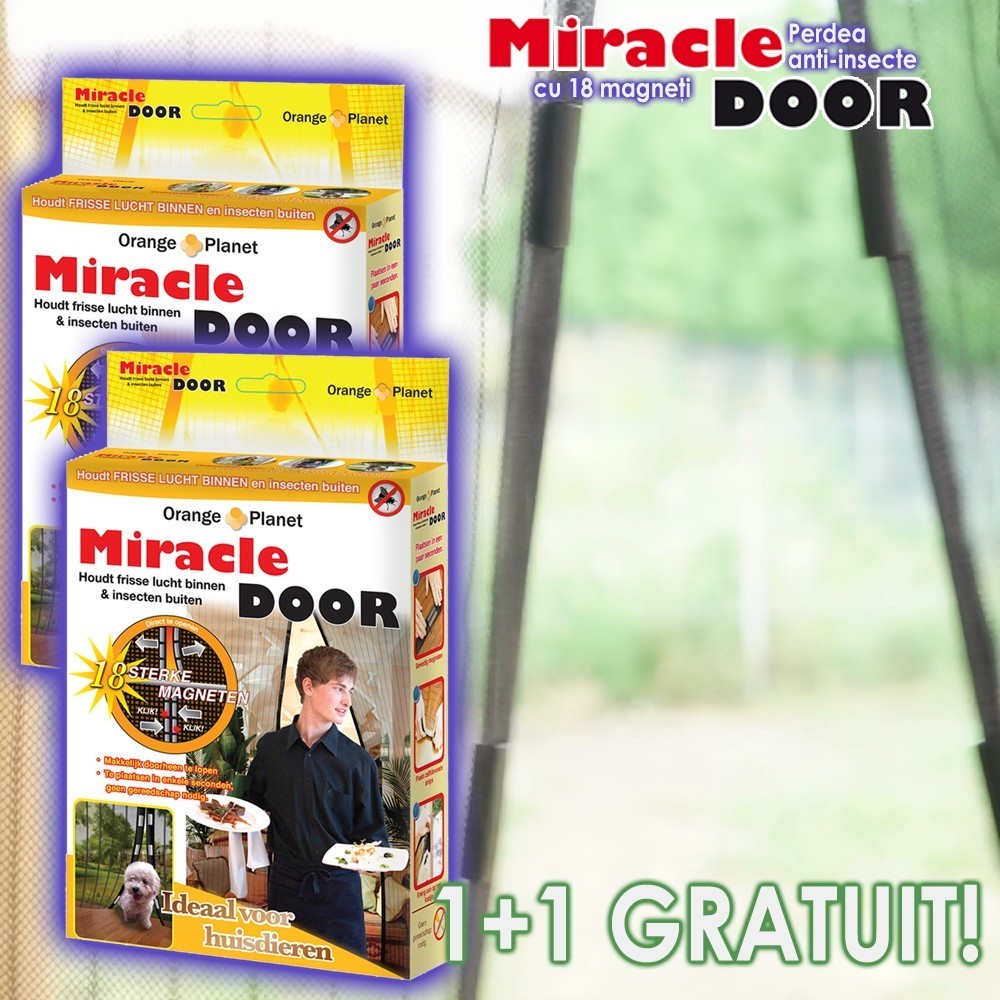 Miracle Door - 2 perdele anti-insecte | Produs Original de la Telestar