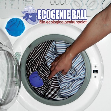 EcoGenie Ball - Bila ecologica pentru spalat | Produs Original de la Telestar EcoGenie Ball - Bila ecologica pentru spalat | Produs Original de la Telestar
