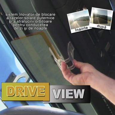 Drive View - sistem de blocare a razelor solare puternice si a stralucirii orbitoare | Produs Original de la Telestar Drive View - sistem de blocare a razelor solare puternice si a stralucirii orbitoare | Produs Original de la Telestar