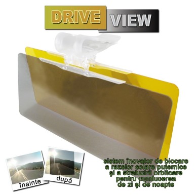 Drive View - sistem de blocare a razelor solare puternice si a stralucirii orbitoare | Produs Original de la Telestar Drive View - sistem de blocare a razelor solare puternice si a stralucirii orbitoare | Produs Original de la Telestar