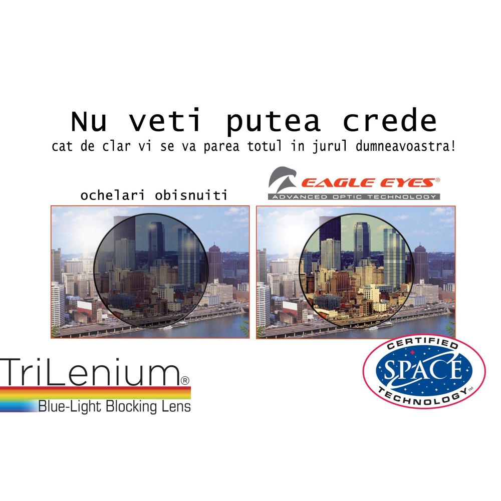 Eagle Eyes Classic Aviator oferta - 2 perechi de ochelarii cu lentile TriLenium Polarizate | Produs Original de la Telestar