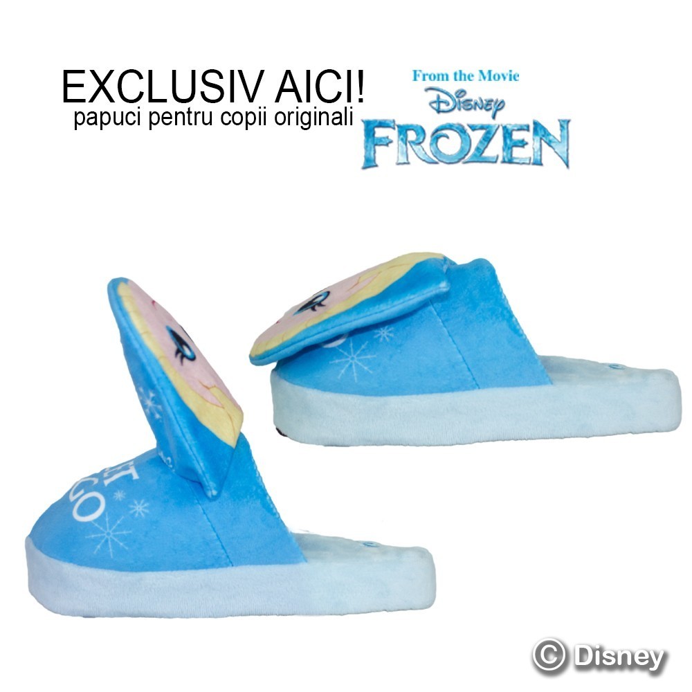 Frozen Elsa Stompeez - papuci pentru copii originali cu personajele Frozen | Produs Original de la Telestar Frozen Elsa Stompeez - papuci pentru copii originali cu personajele Frozen | Produs Original de la Telestar