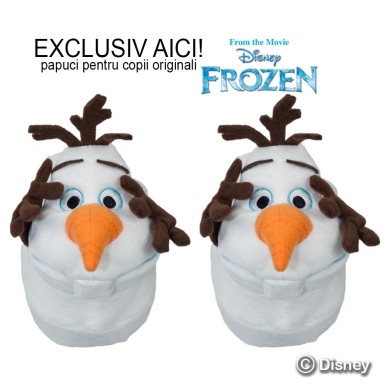 Frozen Olaf Stompeez - papuci pentru copii originali cu personajele Frozen | Produs Original de la Telestar Frozen Olaf Stompeez - papuci pentru copii originali cu personajele Frozen | Produs Original de la Telestar
