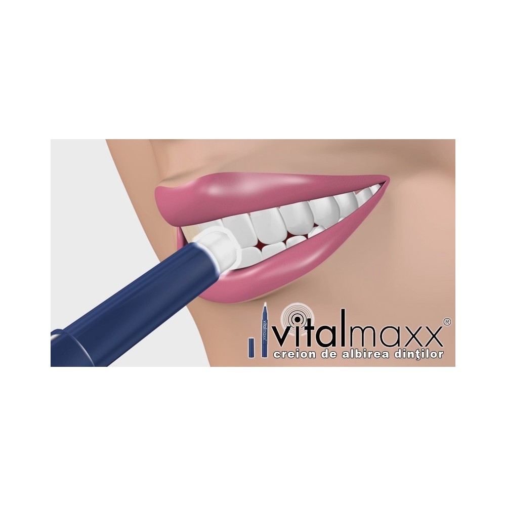 VitalMaxx Tooth Whitener - Creion de albire a dintilor | Produs Original de la Telestar