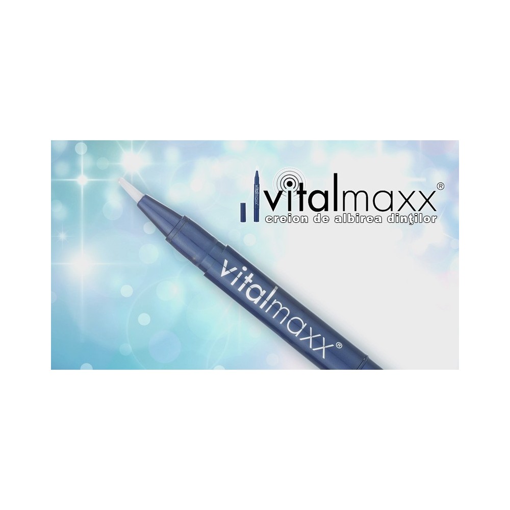 VitalMaxx Tooth Whitener - Creion de albire a dintilor | Produs Original de la Telestar