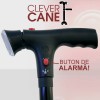 Clever Cane - baston avansat pliabil cu alarma, LED si 3 puncte de contact | Produs Original de la Telestar