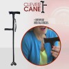 Clever Cane - baston avansat pliabil cu alarma, LED si 3 puncte de contact | Produs Original de la Telestar