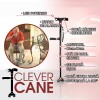 Clever Cane - baston avansat pliabil cu alarma, LED si 3 puncte de contact | Produs Original de la Telestar