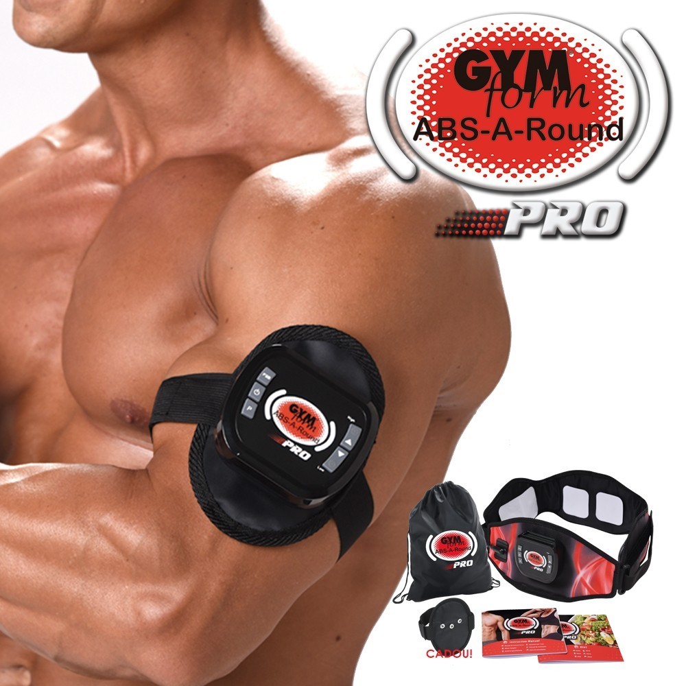 Gymform ABS-A-Round Pro - centura cu tehnologie EMS pentru antrenamentul intregii zone abdominale | Produs Original de la Telestar