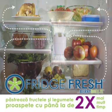 Fridge Fresh - dispozitiv pentru mentinerea fructelor si legumelor proaspete | Produs Original de la Telestar Fridge Fresh - dispozitiv pentru mentinerea fructelor si legumelor proaspete | Produs Original de la Telestar