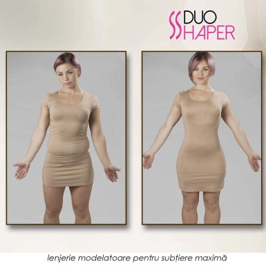 Duo Shaper - lenjerie modelatoare revolutionara cu doua desuuri pentru subtiere maxima si confort Duo Shaper - lenjerie modelatoare revolutionara cu doua desuuri pentru subtiere maxima si confort