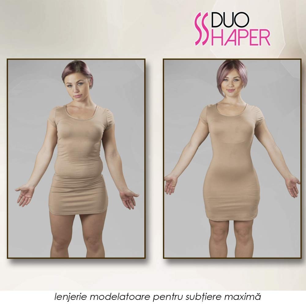 Duo Shaper - lenjerie modelatoare revolutionara cu doua desuuri pentru subtiere maxima si confort