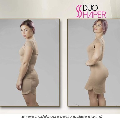 Duo Shaper - lenjerie modelatoare revolutionara cu doua desuuri pentru subtiere maxima si confort Duo Shaper - lenjerie modelatoare revolutionara cu doua desuuri pentru subtiere maxima si confort