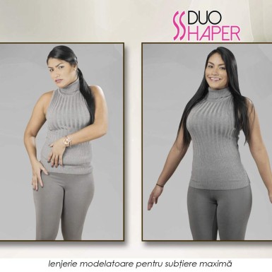 Duo Shaper - lenjerie modelatoare revolutionara cu doua desuuri pentru subtiere maxima si confort Duo Shaper - lenjerie modelatoare revolutionara cu doua desuuri pentru subtiere maxima si confort