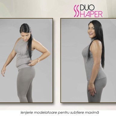 Duo Shaper - lenjerie modelatoare revolutionara cu doua desuuri pentru subtiere maxima si confort Duo Shaper - lenjerie modelatoare revolutionara cu doua desuuri pentru subtiere maxima si confort