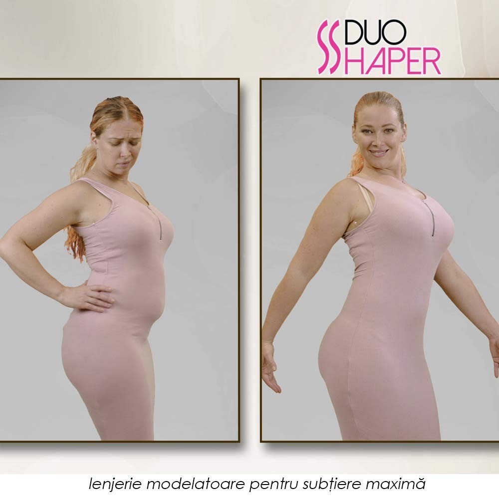 Duo Shaper - lenjerie modelatoare revolutionara cu doua desuuri pentru subtiere maxima si confort