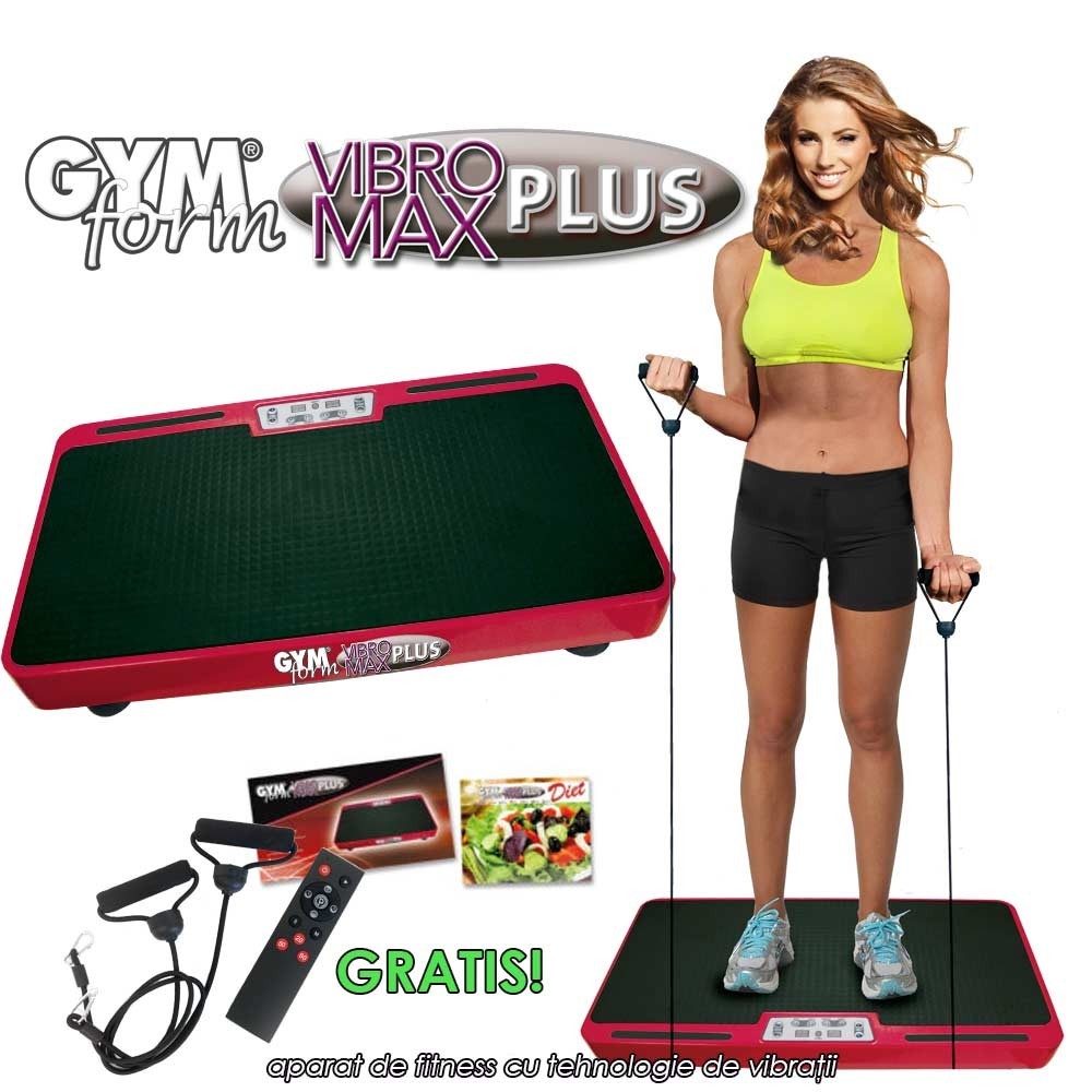 Be careful Abuse Apple Gymform Vibromax Plus - aparat de fitness cu tehnologia de vibratii | Produs Original de la Telestar Be careful Abuse Apple Gymform Vibromax Plus - aparat de fitness cu tehnologia de vibratii | Produs Original de la Telestar