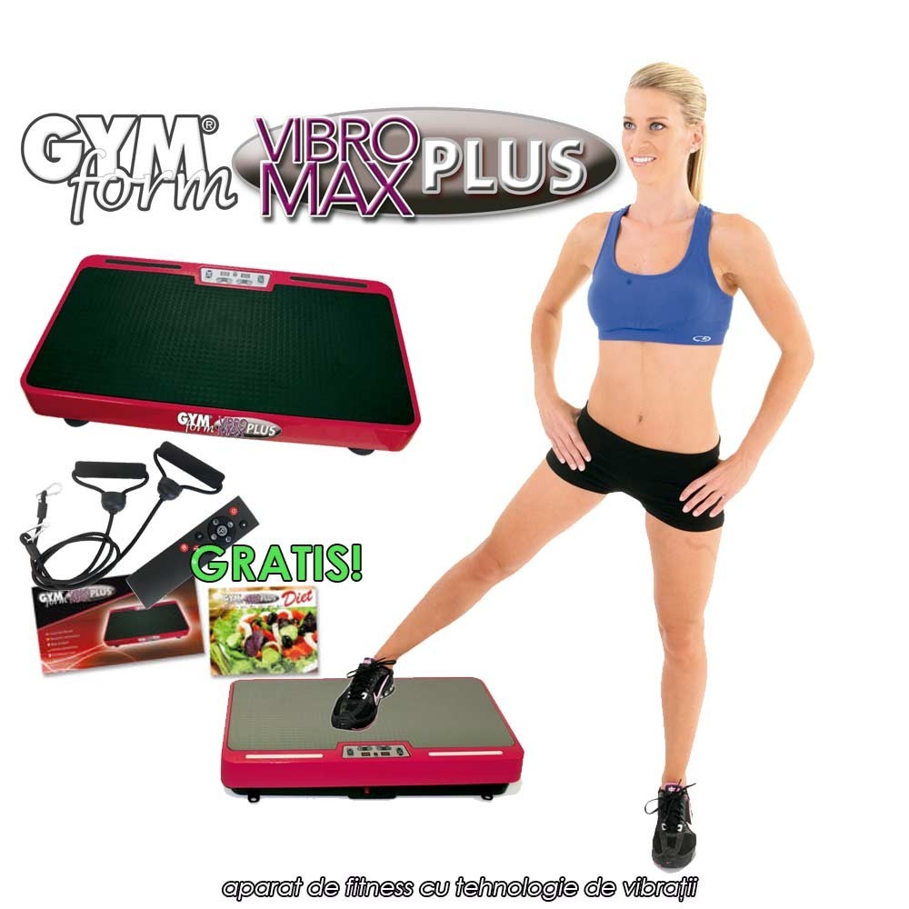 Be careful Abuse Apple Gymform Vibromax Plus - aparat de fitness cu tehnologia de vibratii | Produs Original de la Telestar Be careful Abuse Apple Gymform Vibromax Plus - aparat de fitness cu tehnologia de vibratii | Produs Original de la Telestar