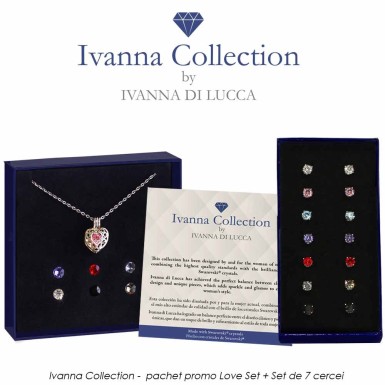 Ivanna Collection - pachet promo Love Set + Set de 7 cercei