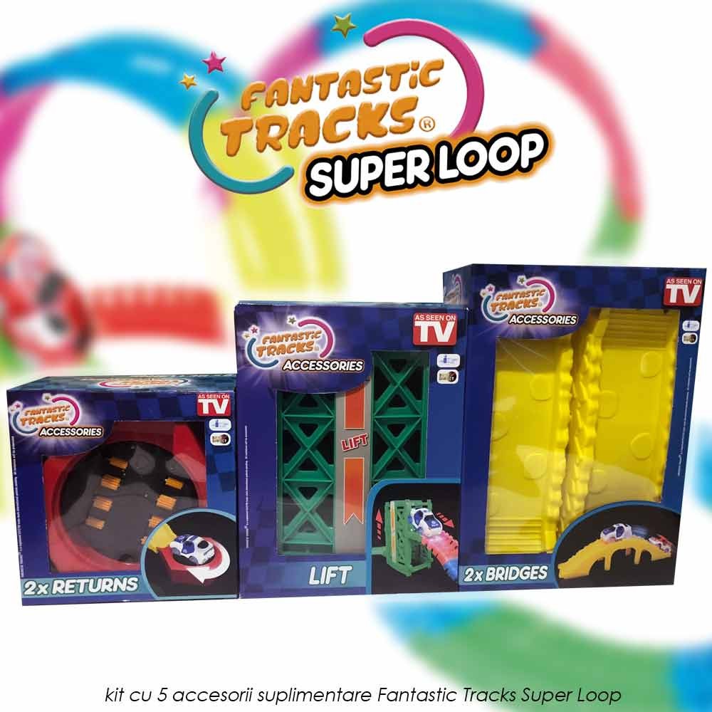 Fantastic Tracks Super Loop - kit cu 5 accesorii suplimentare