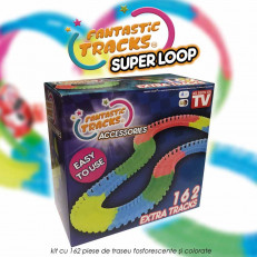 Fantastic Tracks Super Loop - kit cu 162 piese suplimentare pentru traseu