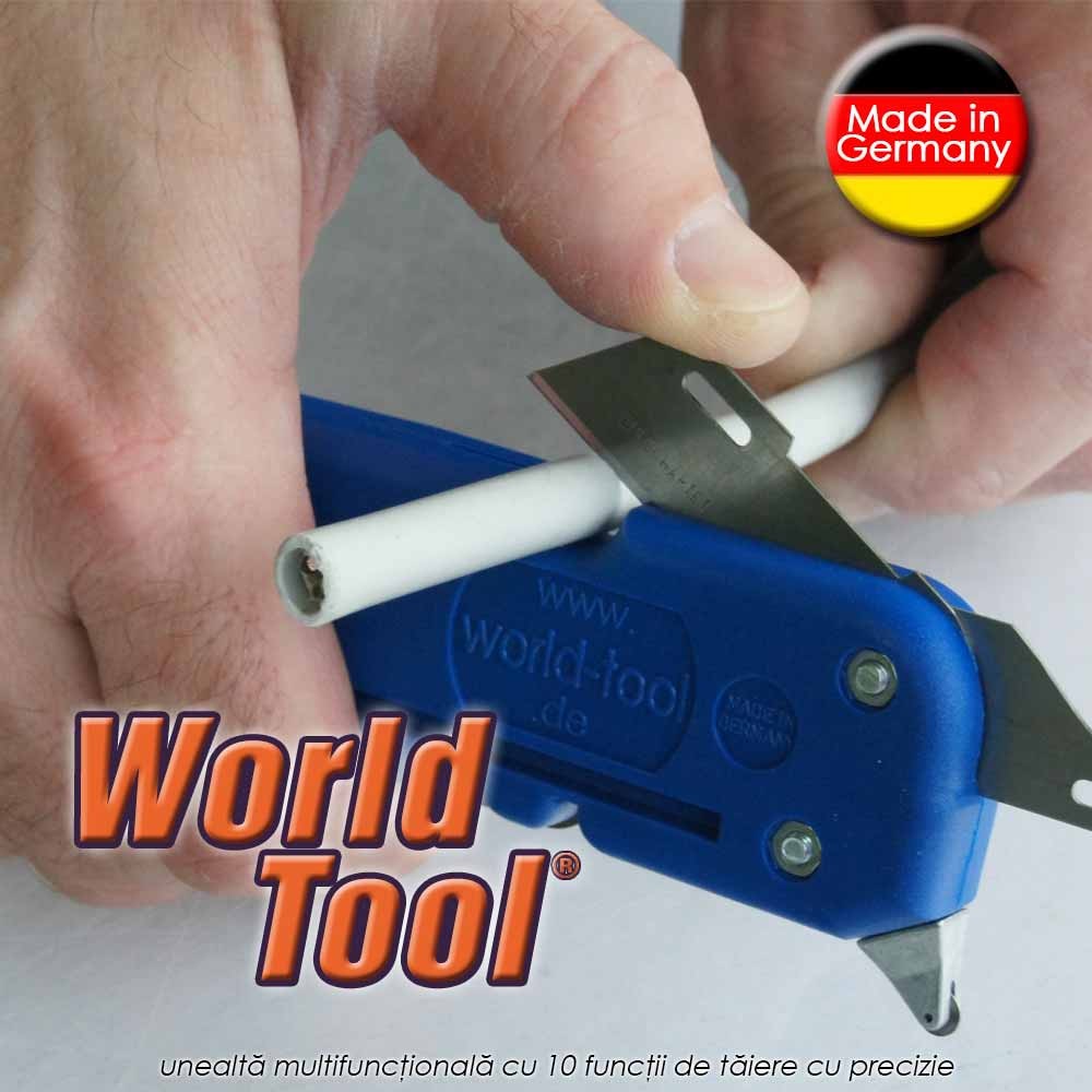 World Tool -  unealta multifunctionala cu 10 functii de taiere cu precizie