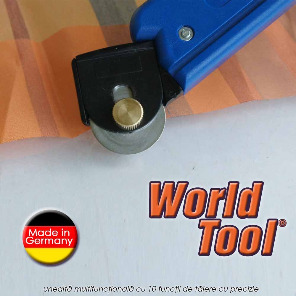 World Tool -  unealta multifunctionala cu 10 functii de taiere cu precizie