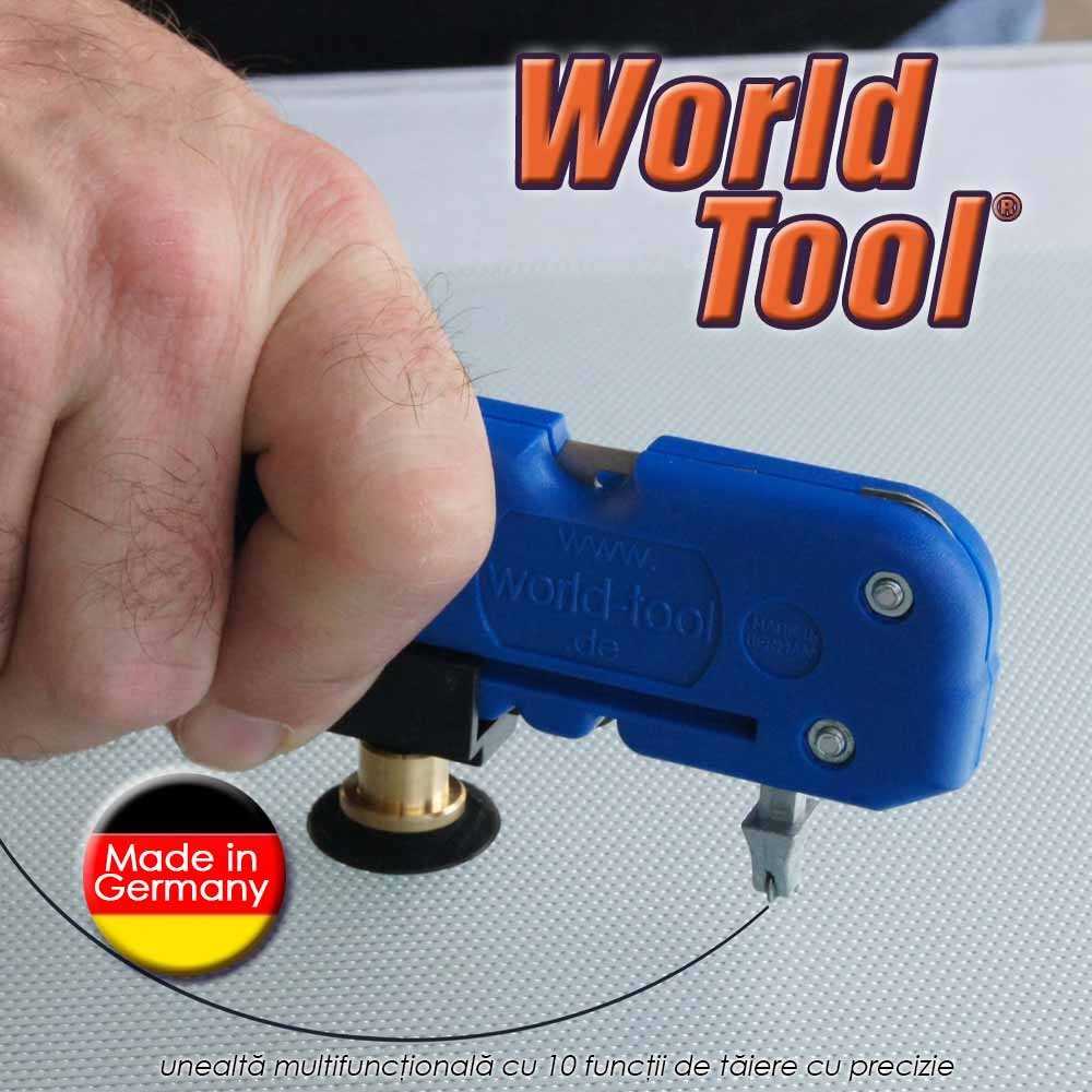 World Tool -  unealta multifunctionala cu 10 functii de taiere cu precizie