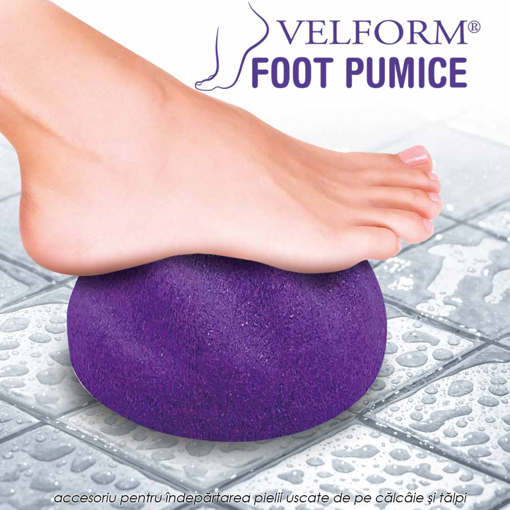 Velform Foot Pumice - noul accesoriu pentru indepartarea pielii uscate de pe calcaie si talpile picioarelor