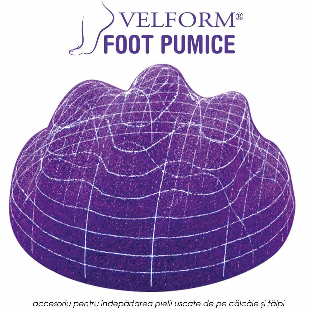 Velform Foot Pumice - noul accesoriu pentru indepartarea pielii uscate de pe calcaie si talpile picioarelor