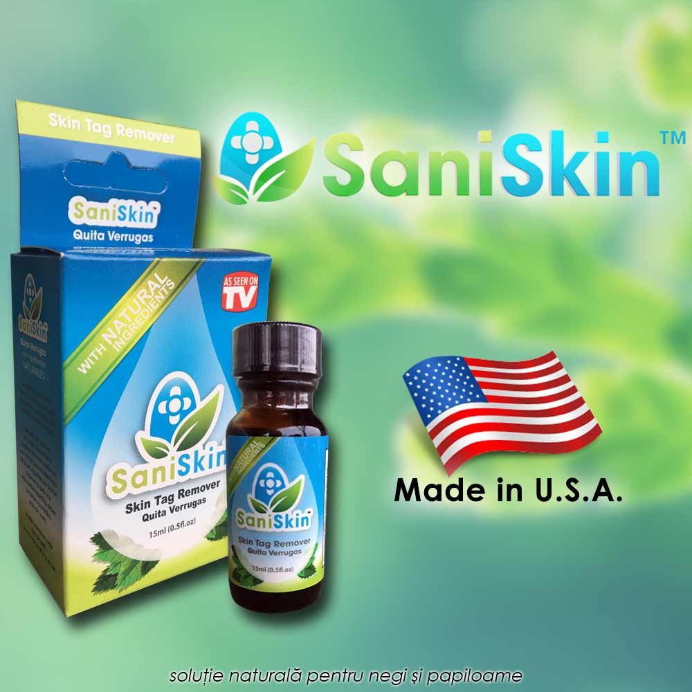 SaniSkin - solutie naturala pentru eliminarea negilor si papiloamelor