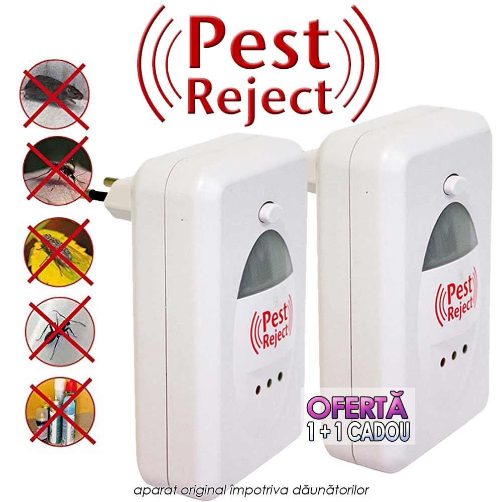 Pest Reject Original - aparat impotriva daunatorilor oferta 1+1 Cadou