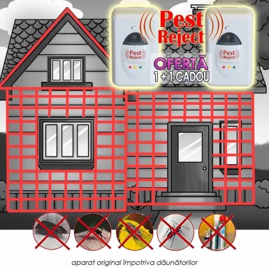 Pest Reject Original - aparat impotriva daunatorilor oferta 1+1 Cadou Pest Reject Original - aparat impotriva daunatorilor oferta 1+1 Cadou