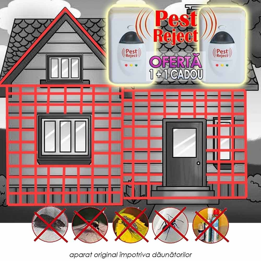 Pest Reject Original - aparat impotriva daunatorilor oferta 1+1 Cadou