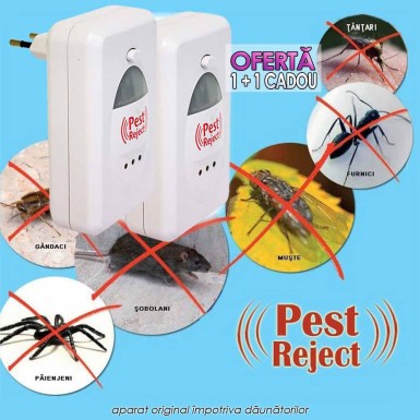 Pest Reject Original - aparat impotriva daunatorilor oferta 1+1 Cadou Pest Reject Original - aparat impotriva daunatorilor oferta 1+1 Cadou