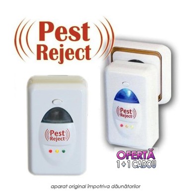 Pest Reject Original - aparat impotriva daunatorilor oferta 1+1 Cadou Pest Reject Original - aparat impotriva daunatorilor oferta 1+1 Cadou