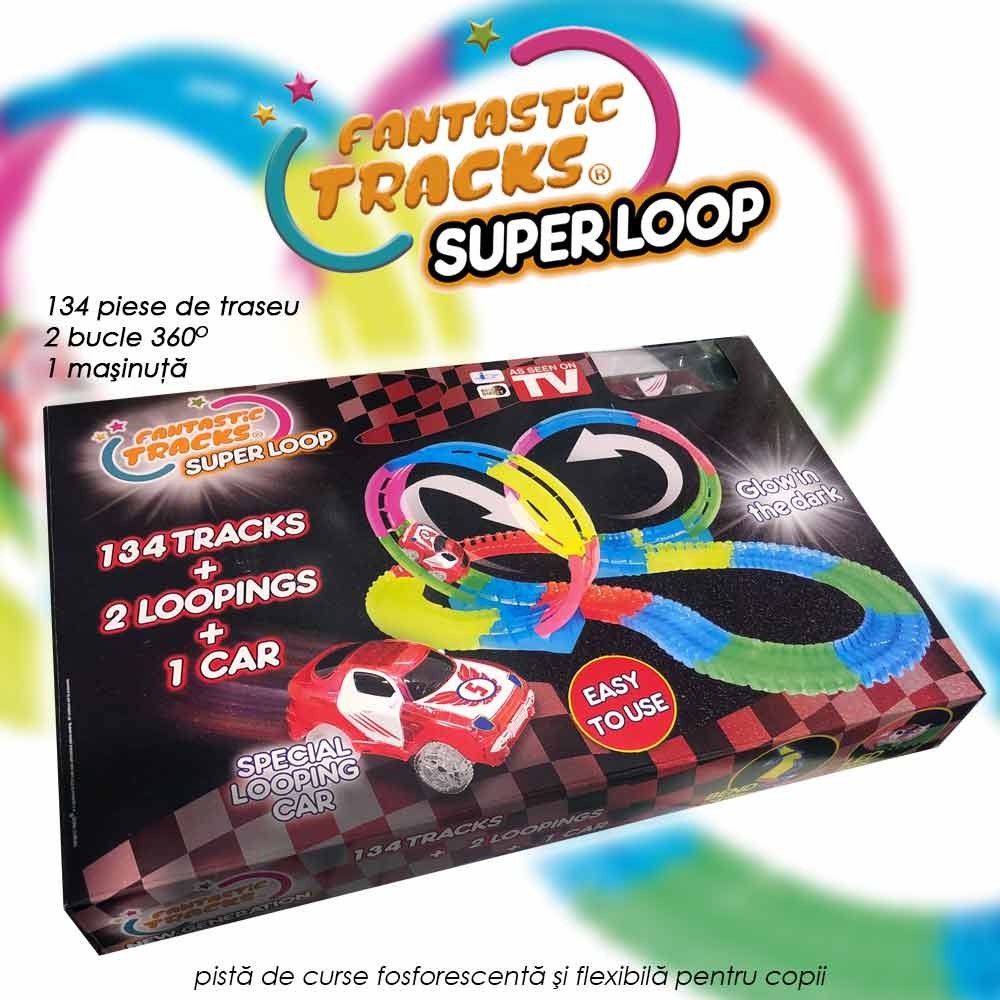 Fantastic Tracks Super Loop MEGA PACHET - cu toate accesoriile incluse