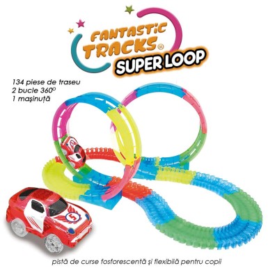 Fantastic Tracks Super Loop MEGA PACHET - cu toate accesoriile incluse Fantastic Tracks Super Loop MEGA PACHET - cu toate accesoriile incluse