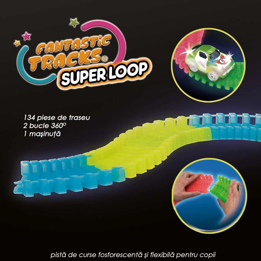Fantastic Tracks Super Loop MEGA PACHET - cu toate accesoriile incluse
