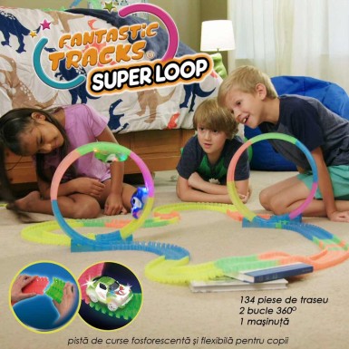 Fantastic Tracks Super Loop MEGA PACHET - cu toate accesoriile incluse Fantastic Tracks Super Loop MEGA PACHET - cu toate accesoriile incluse
