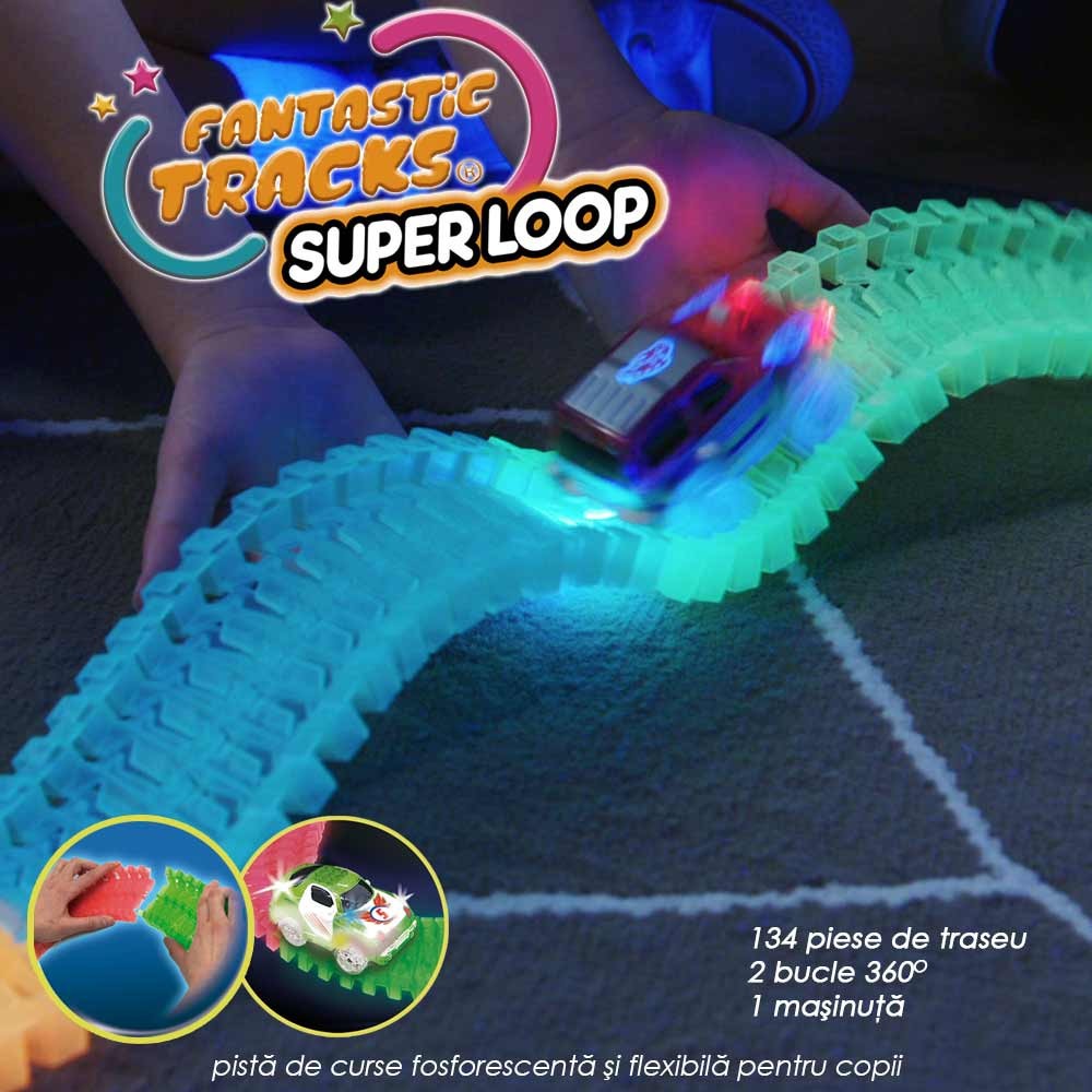 Fantastic Tracks Super Loop MEGA PACHET - cu toate accesoriile incluse