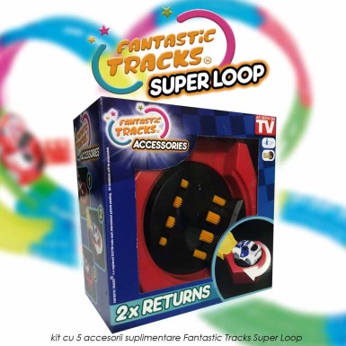 Fantastic Tracks Super Loop MEGA PACHET - cu toate accesoriile incluse Fantastic Tracks Super Loop MEGA PACHET - cu toate accesoriile incluse