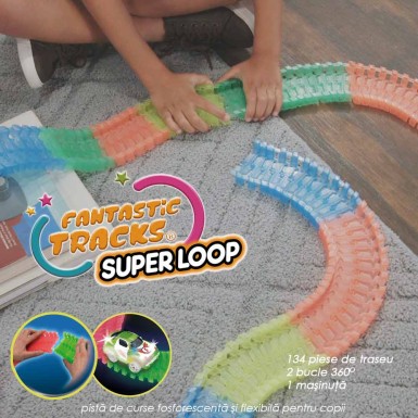 Fantastic Tracks Super Loop MEGA PACHET - cu toate accesoriile incluse Fantastic Tracks Super Loop MEGA PACHET - cu toate accesoriile incluse